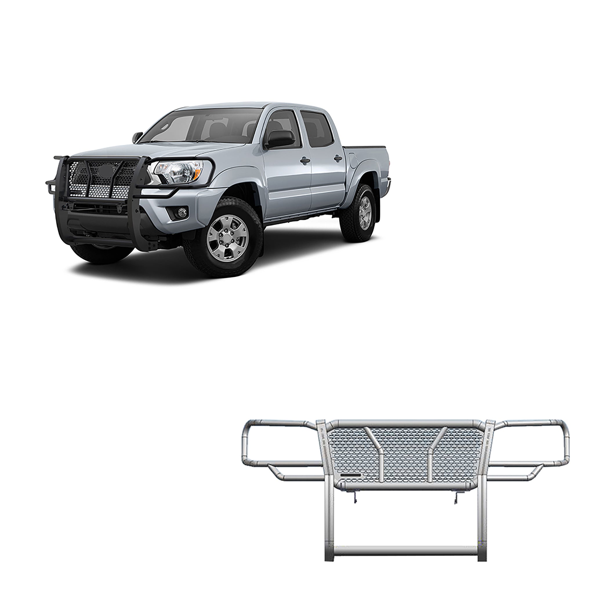 2005-2015 Toyota Tacoma Rugged Heavy Duty Grille Guard Modular | Black Horse Off Road - Image 1