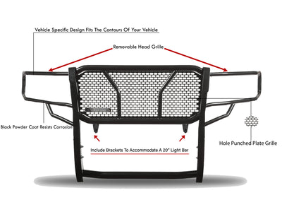 2016-2023 Toyota Tacoma Rugged Heavy Duty Grille Guard Modular | Black Horse Off Road - Image 10