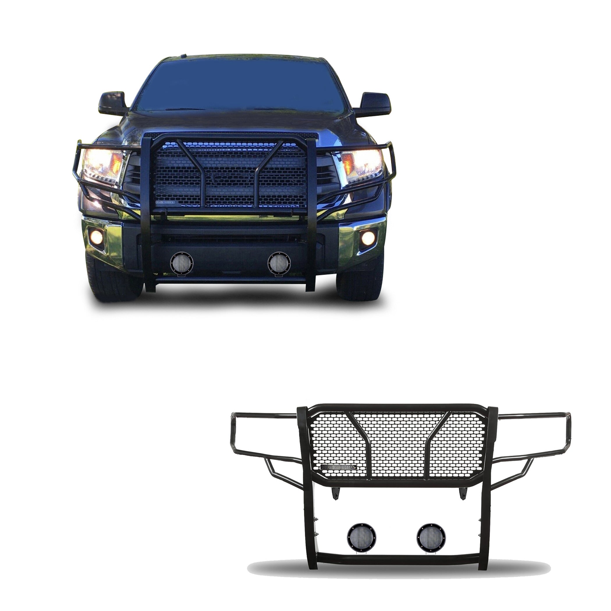 2007-2021 Toyota Sequoia Rugged Heavy Duty Grille Guard Kit Modular | Black Horse Off Road - Image 1