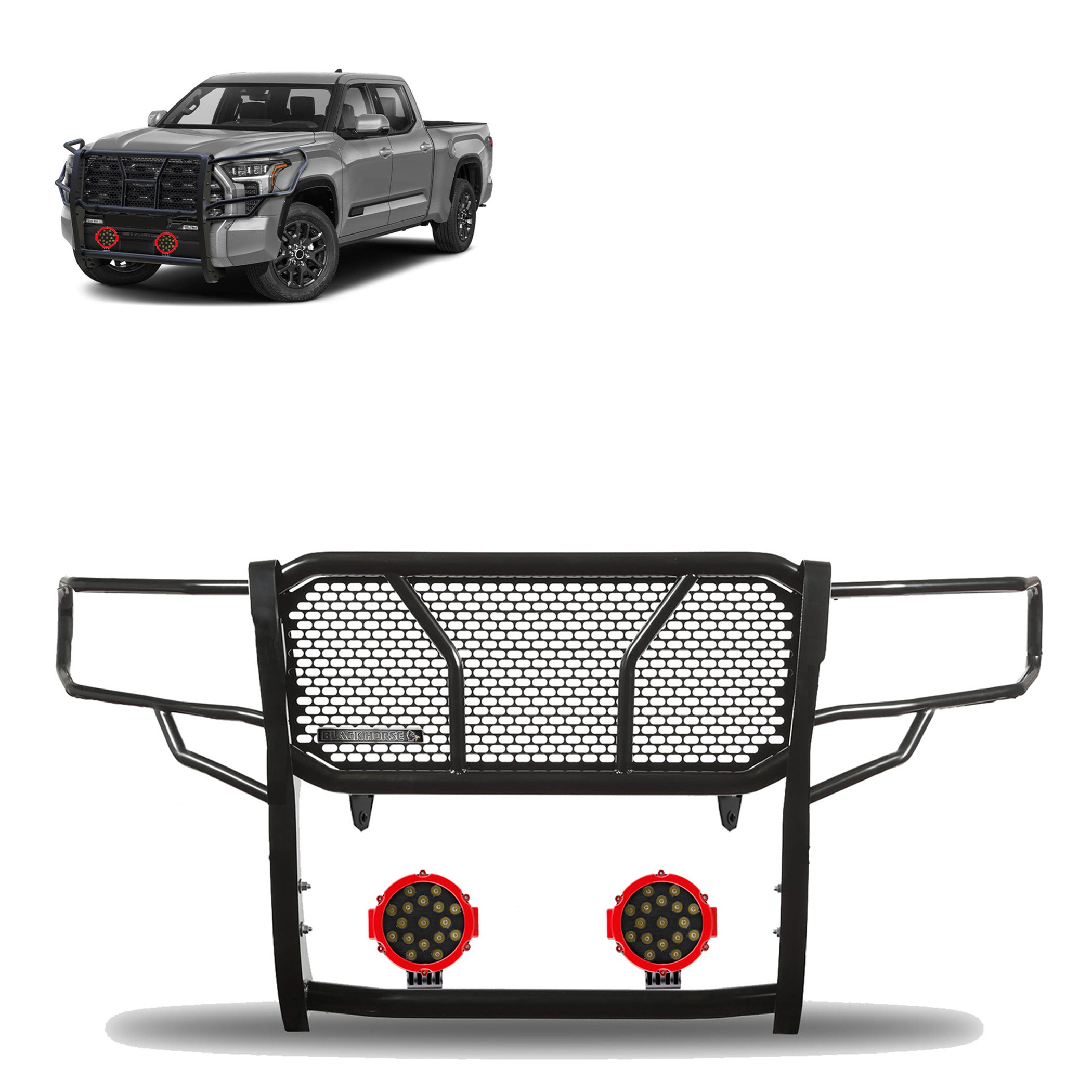 2022-2026 Toyota Tundra Rugged Heavy Duty Grille Guard Kit Modular | Black Horse Off Road - Image 1