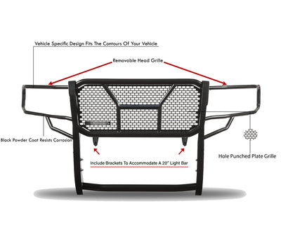 2022-2026 Toyota Tundra Rugged Heavy Duty Grille Guard Modular | Black Horse Off Road - Image 4