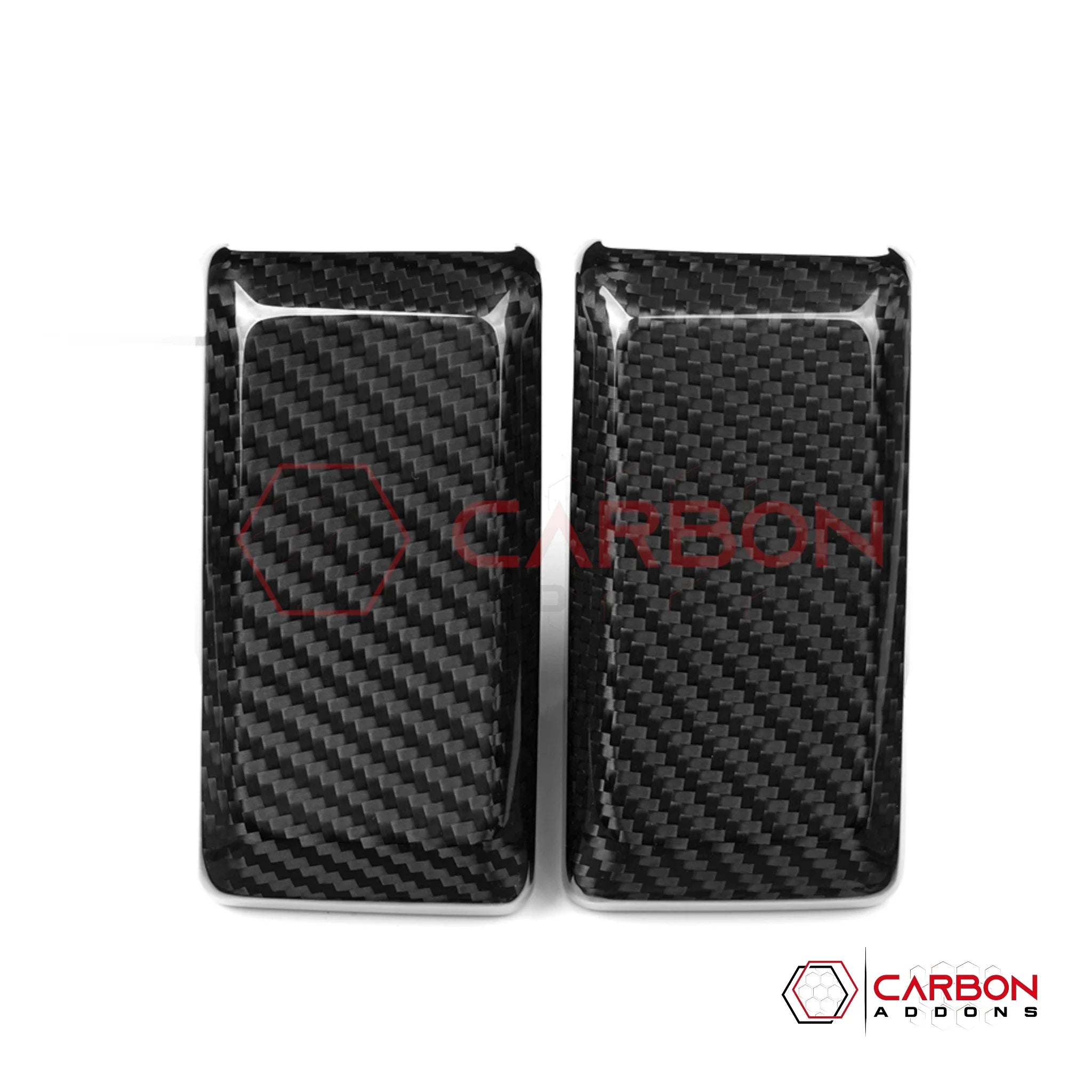Real Carbon Fiber Rear Window Hinge Covers For 2021+ Ford Bronco (Glossy or Matte)