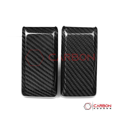 Real Carbon Fiber Rear Window Hinge Covers For 2021+ Ford Bronco (Glossy or Matte)