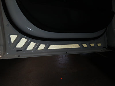 Reflective Safety Front and Rear Door Inserts for 2021-2025 Ford F150-550