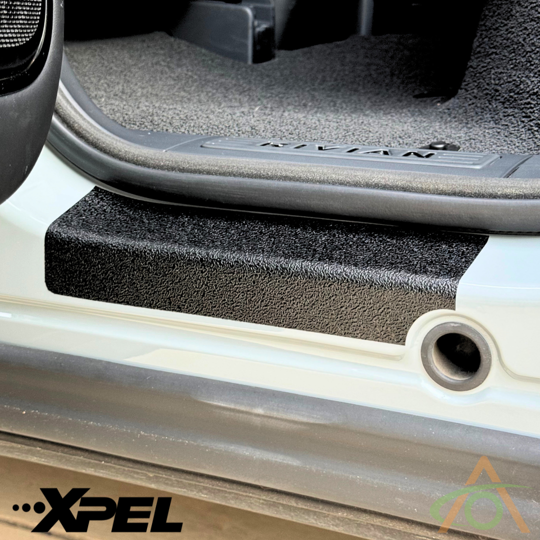 Ultra-Tough Xpel Armor Door Sill Protection for Rivian R1T or R1S