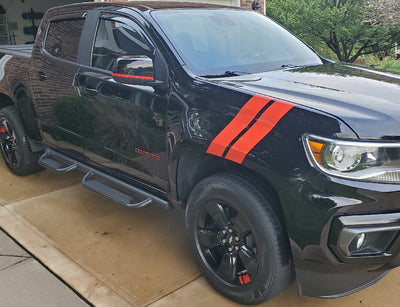 Fender Stripe Decals for 2015-2021 Chevrolet Colorado (x2)