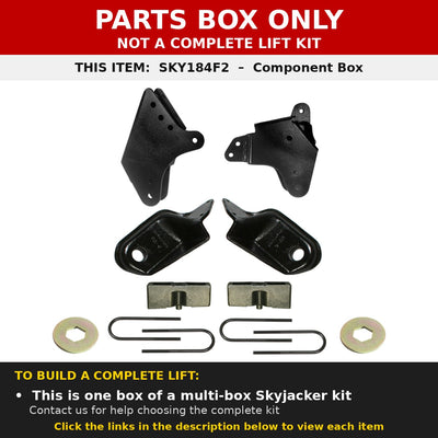 PARTS BOX ONLY - SKY184F2 component box, not a complete lift kit