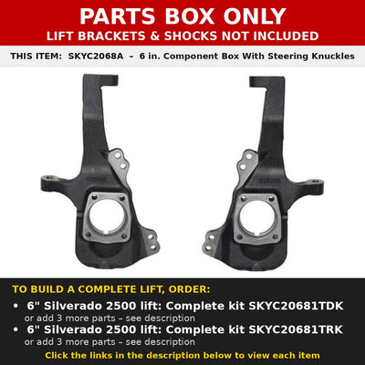 PARTS BOX ONLY - SKYC2068A component box, not a complete lift kit
