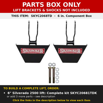 PARTS BOX ONLY - SKYC2068TD component box, not a complete lift kit