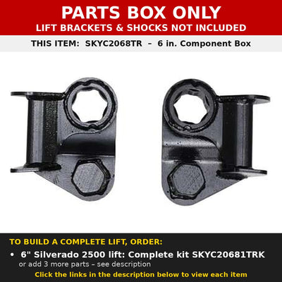 PARTS BOX ONLY - SKYC2068TR component box, not a complete lift kit