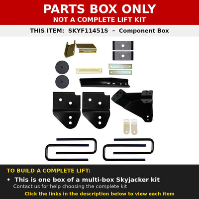 PARTS BOX ONLY - SKYF11451S component box, not a complete lift kit