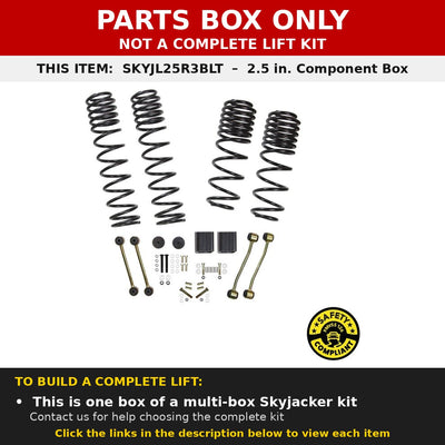 PARTS BOX ONLY - SKYJL25R3BLT component box, not a complete lift kit