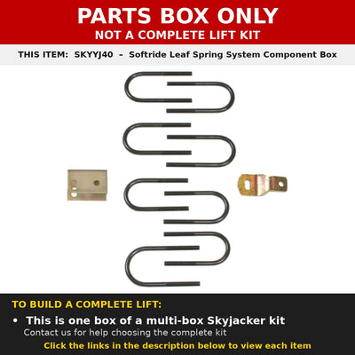 PARTS BOX ONLY - SKYYJ40 component box, not a complete lift kit