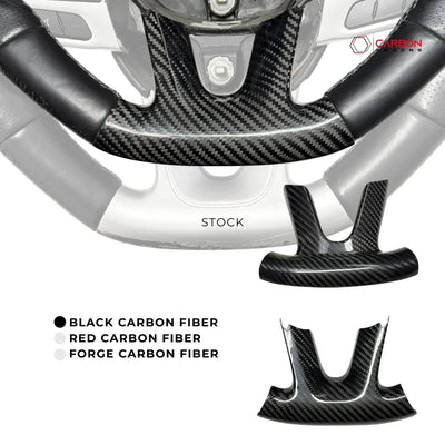 Dodge SRT Charger Challenger Durango 2015+ Carbon Fiber Bottom Lower Steering Wheel Trim Cover