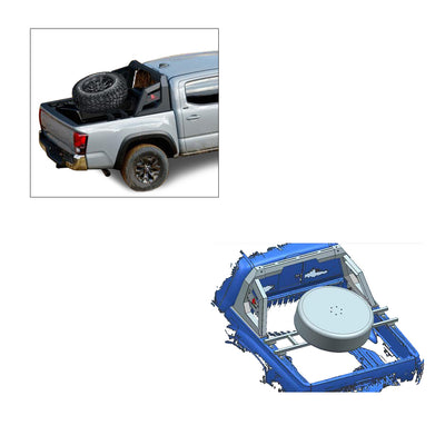 Stark Tire Carrier | Black Horse Off Road - Image 1