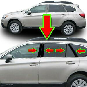 2010-2014 Subaru Outback Pillar Post Trims | Black Horse Off Road - Image 2