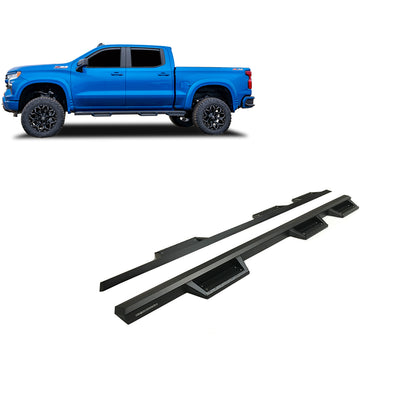 2019-2025 Sierra 1500 Superior Side Steps Wtw | Black Horse Off Road - Image 1