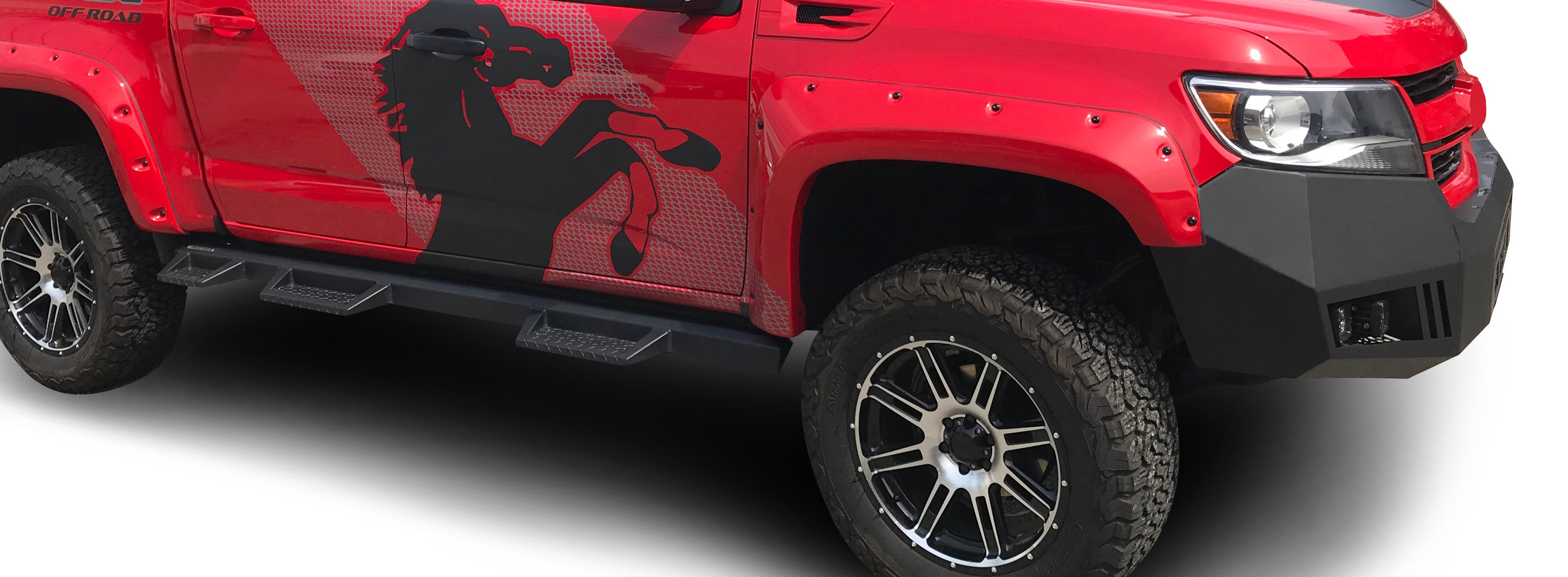 2015-2025 Canyon Superior Side Steps Wtw | Black Horse Off Road - Image 8