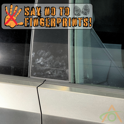 B & C Pillar Protection - Vinyl for Cybertruck