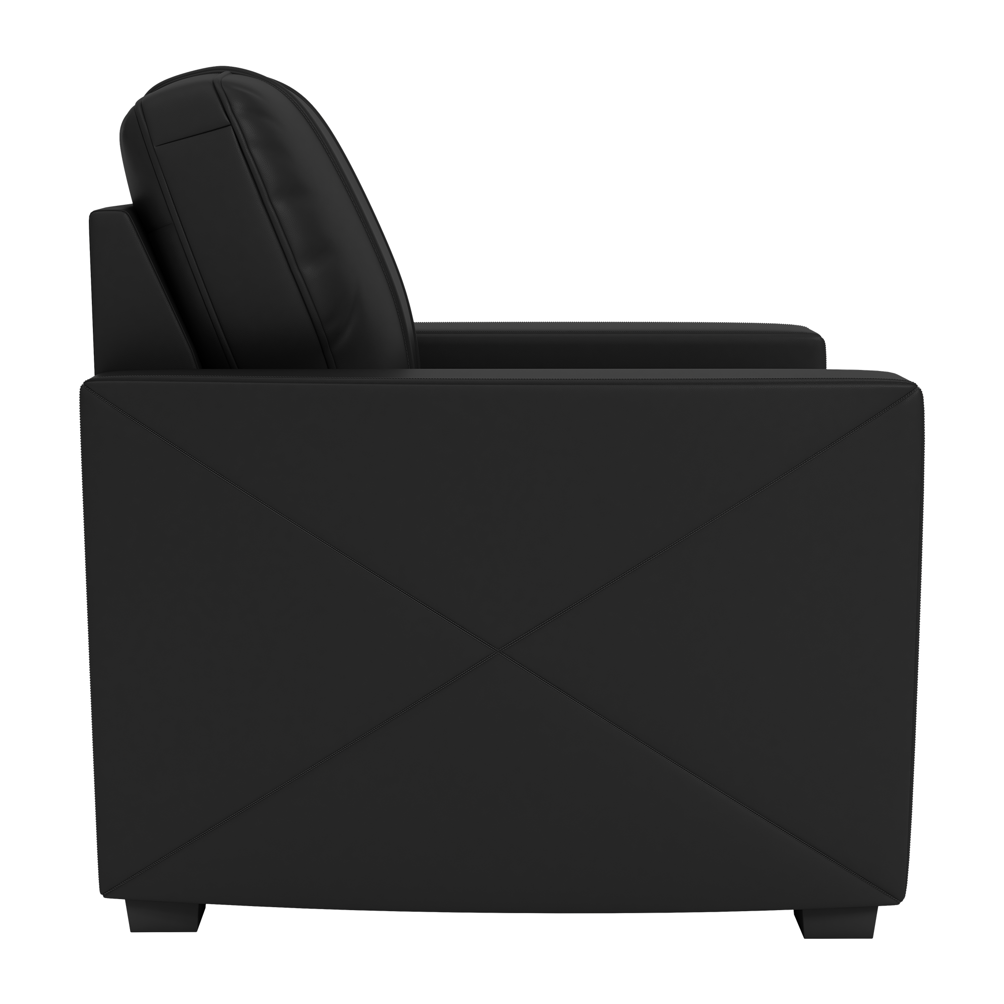 Silver Club Chair with Chevy Trucks Logo