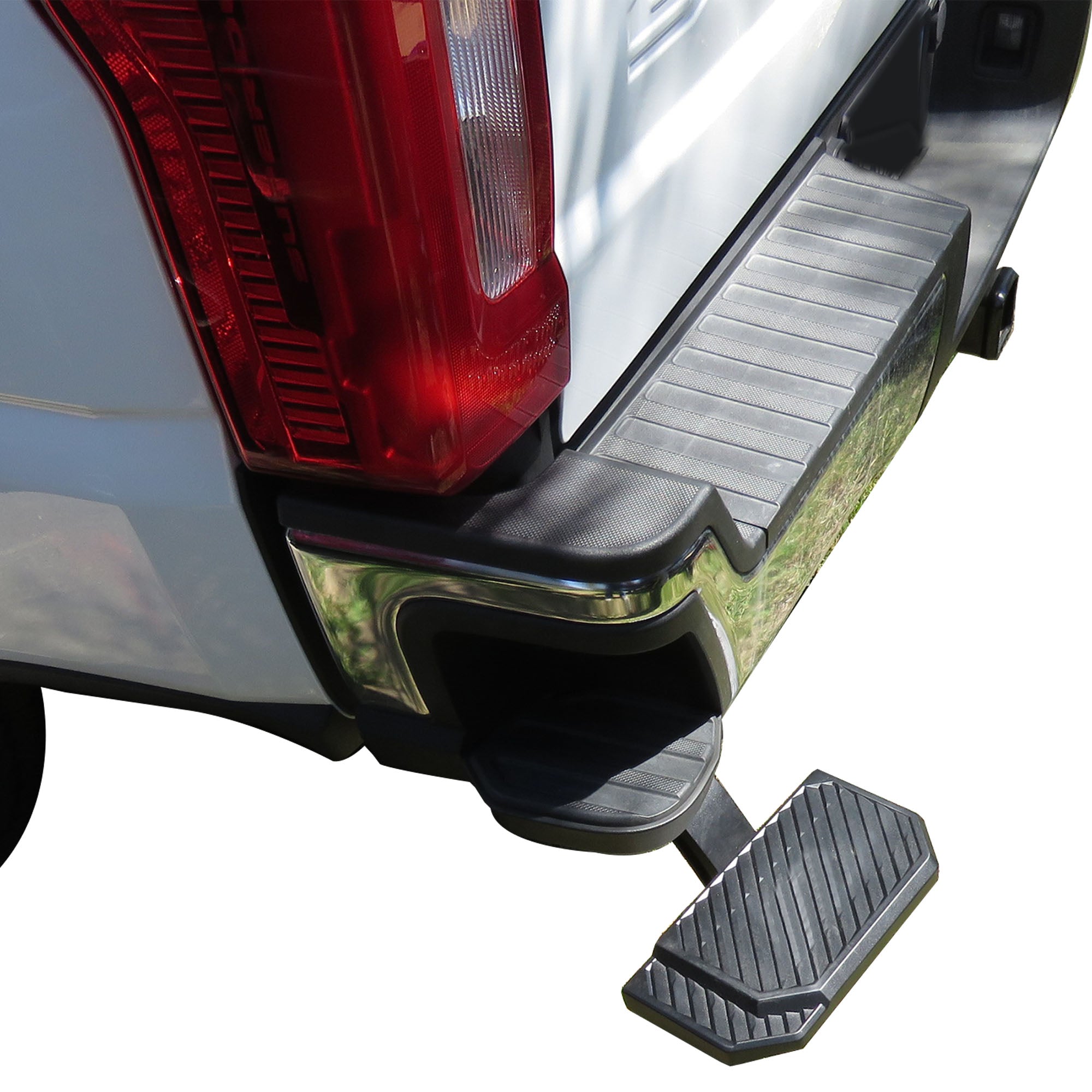 2023-2026 Ford F-250 Super Duty Retractable Truck Bed Corner Step | Black Horse Off Road - Image 1