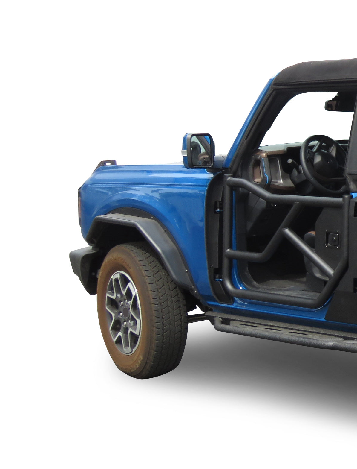 2021-2026 Ford Bronco Tubular Front Doors Tubular | Black Horse Off Road - Image 6