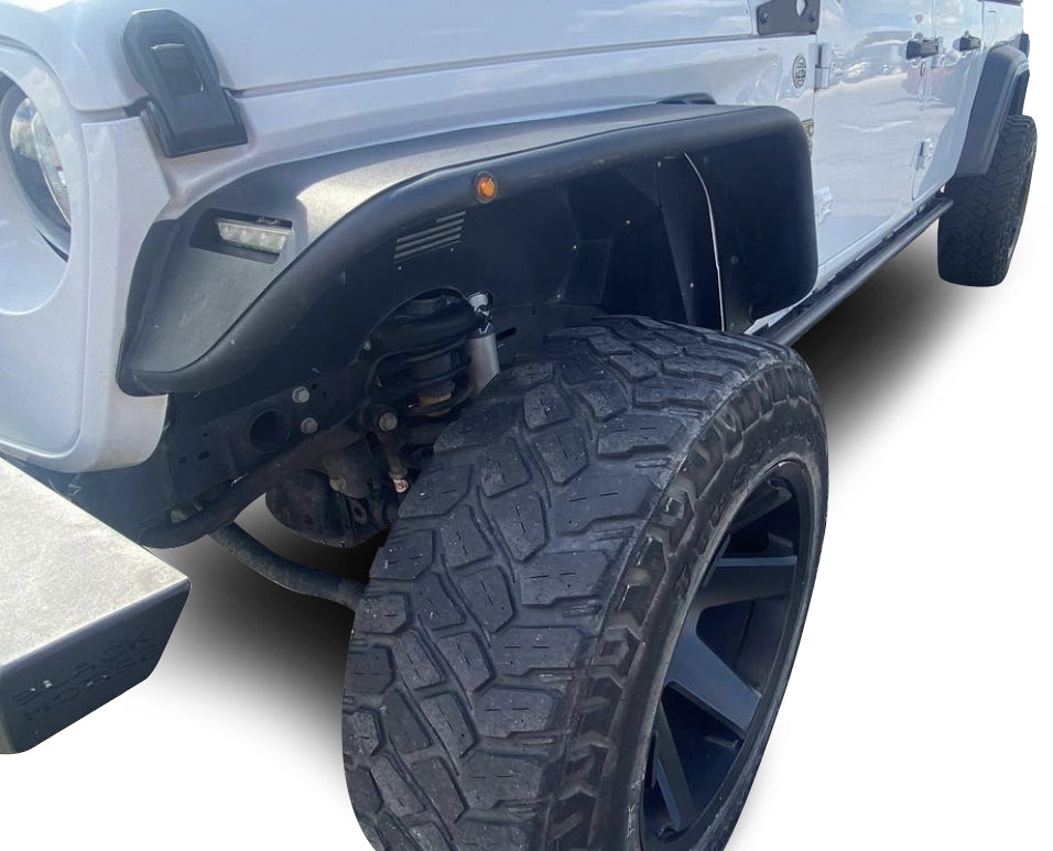 2018-2026 Jeep Gladiator Tubular Front Fender Flares | Black Horse Off Road - Image 5