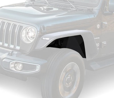 2018-2026 Jeep Gladiator Front Inner Fender Flares Liners | Black Horse Off Road - Image 3