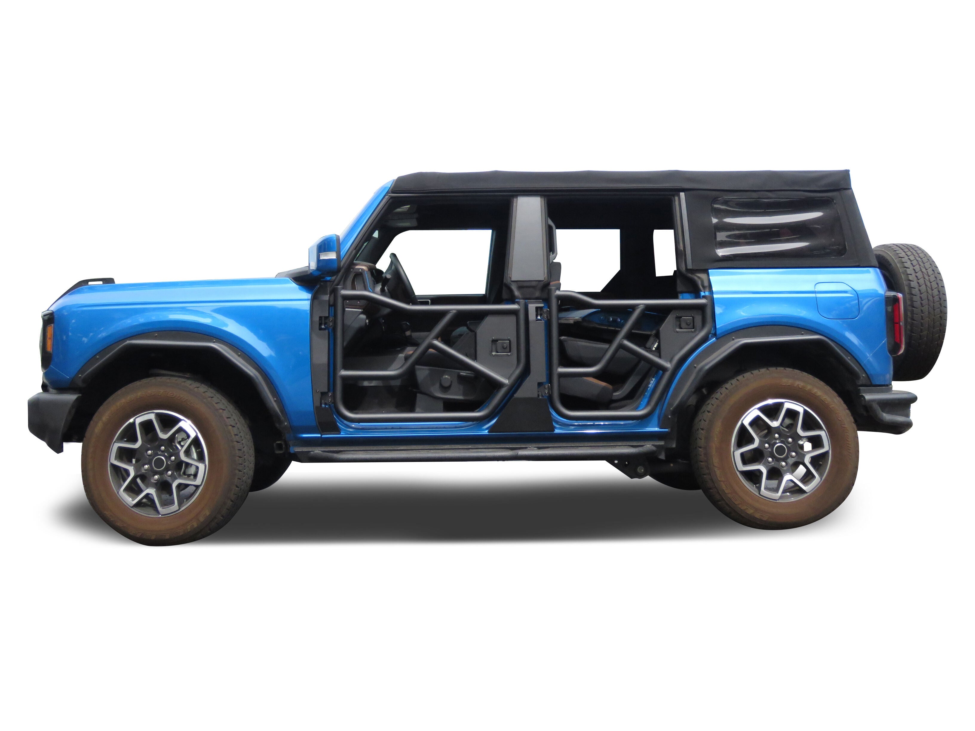 2021-2026 Ford Bronco Tubular Front & Rear Doors Tubular Full set Tubular Front & Rear Doors, 2nd Box: 35.82x29.13x16 inch | Black Horse Off Road - Image 10