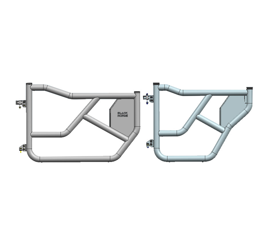 2021-2026 Ford Bronco Tubular Front & Rear Doors Tubular Full set Tubular Front & Rear Doors, 2nd Box: 35.82x29.13x16 inch | Black Horse Off Road - Image 8