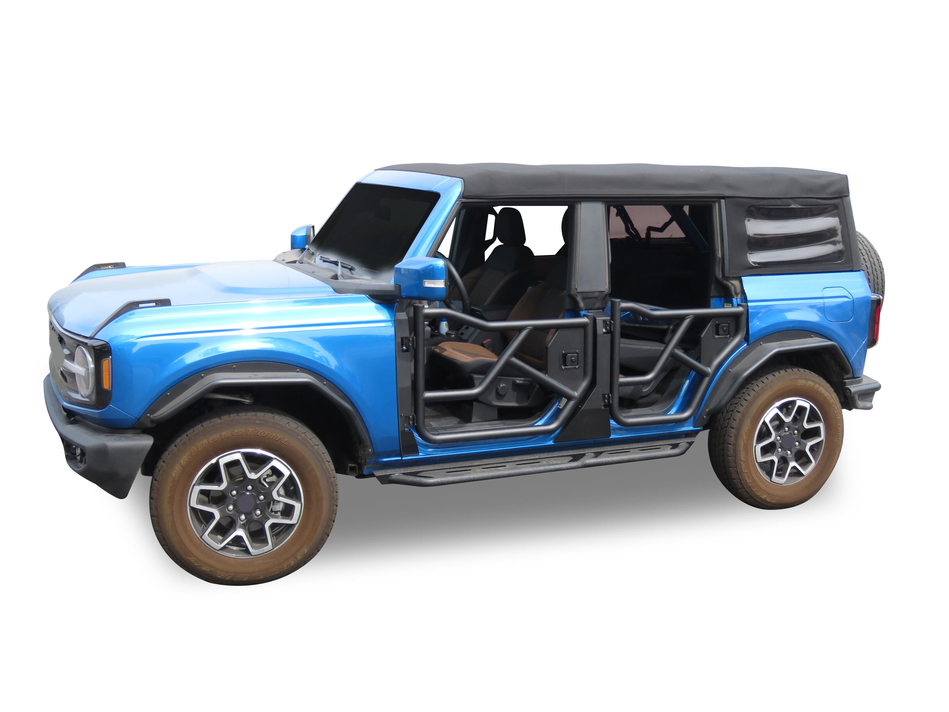 2021-2026 Ford Bronco Tubular Front & Rear Doors Tubular Full set Tubular Front & Rear Doors, 2nd Box: 35.82x29.13x16 inch | Black Horse Off Road - Image 9