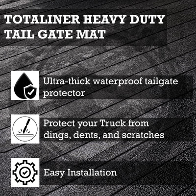 1999-2016 Ford F-250 Super Duty Totaliner Tail Gate Mat Anti-Skid | Black Horse Off Road - Image 4