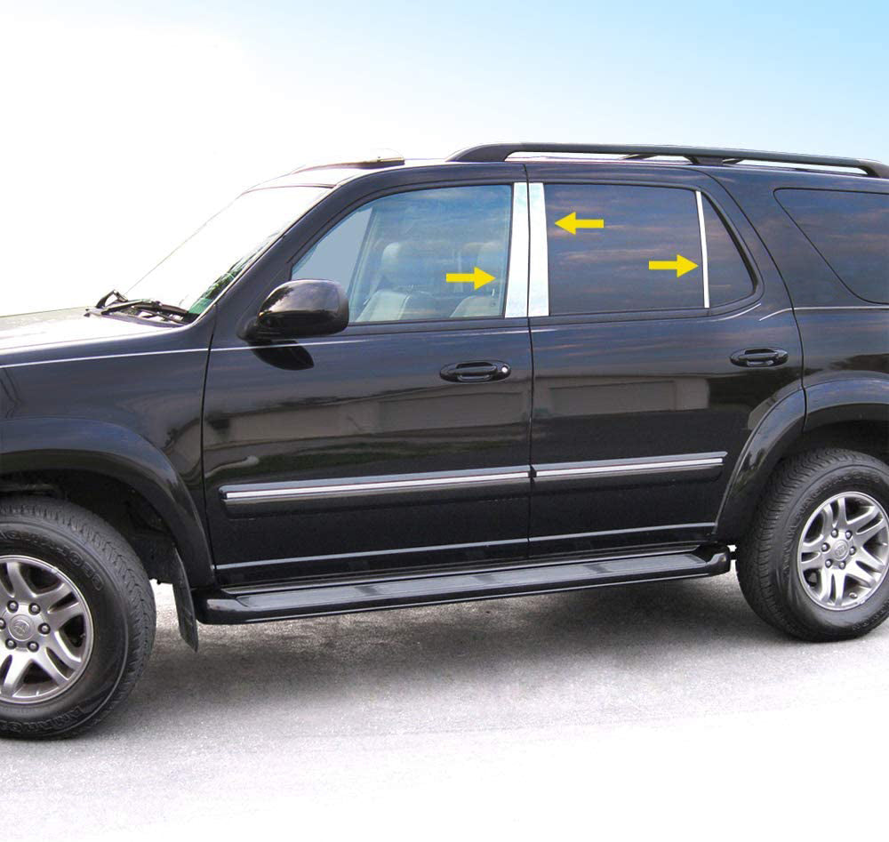 2008-2016 Toyota Sequoia Pillar Post Trims | Black Horse Off Road - Image 2