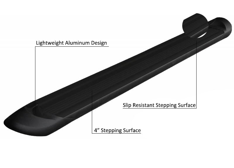 1999-2025 Ford E-350 Econoline Transporter Running Boards 35in driver board 96in passenger board | Black Horse Off Road - Image 8