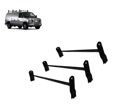 1999-2026 Econoline Ladder Rack | Black Horse Off Road - Image 1