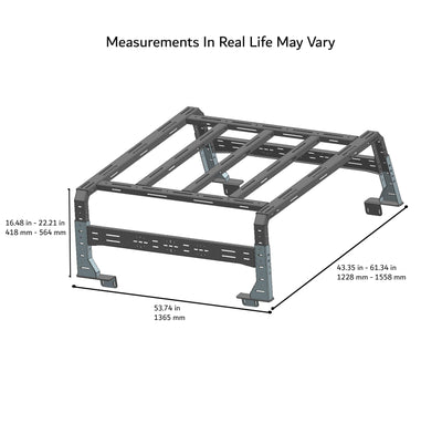 Traveler Overland Utility Bed Rack | Black Horse Off Road - Image 3
