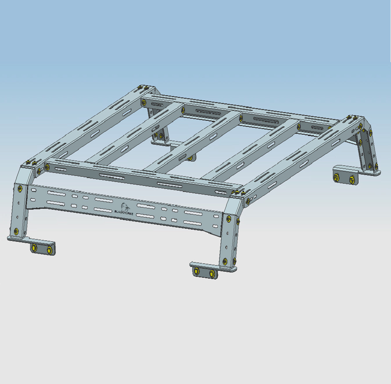 Traveler Overland Utility Bed Rack | Black Horse Off Road - Image 5
