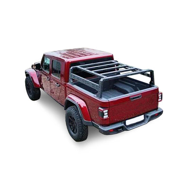2020-2026 Jeep Gladiator Traveler Overland Utility Bed Rack | Black Horse Off Road - Image 9