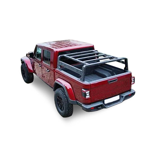 2020-2026 Jeep Gladiator Traveler Overland Utility Bed Rack | Black Horse Off Road - Image 9