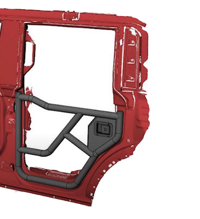 2021-2026 Ford Bronco Tubular Rear Doors Tubular | Black Horse Off Road - Image 2