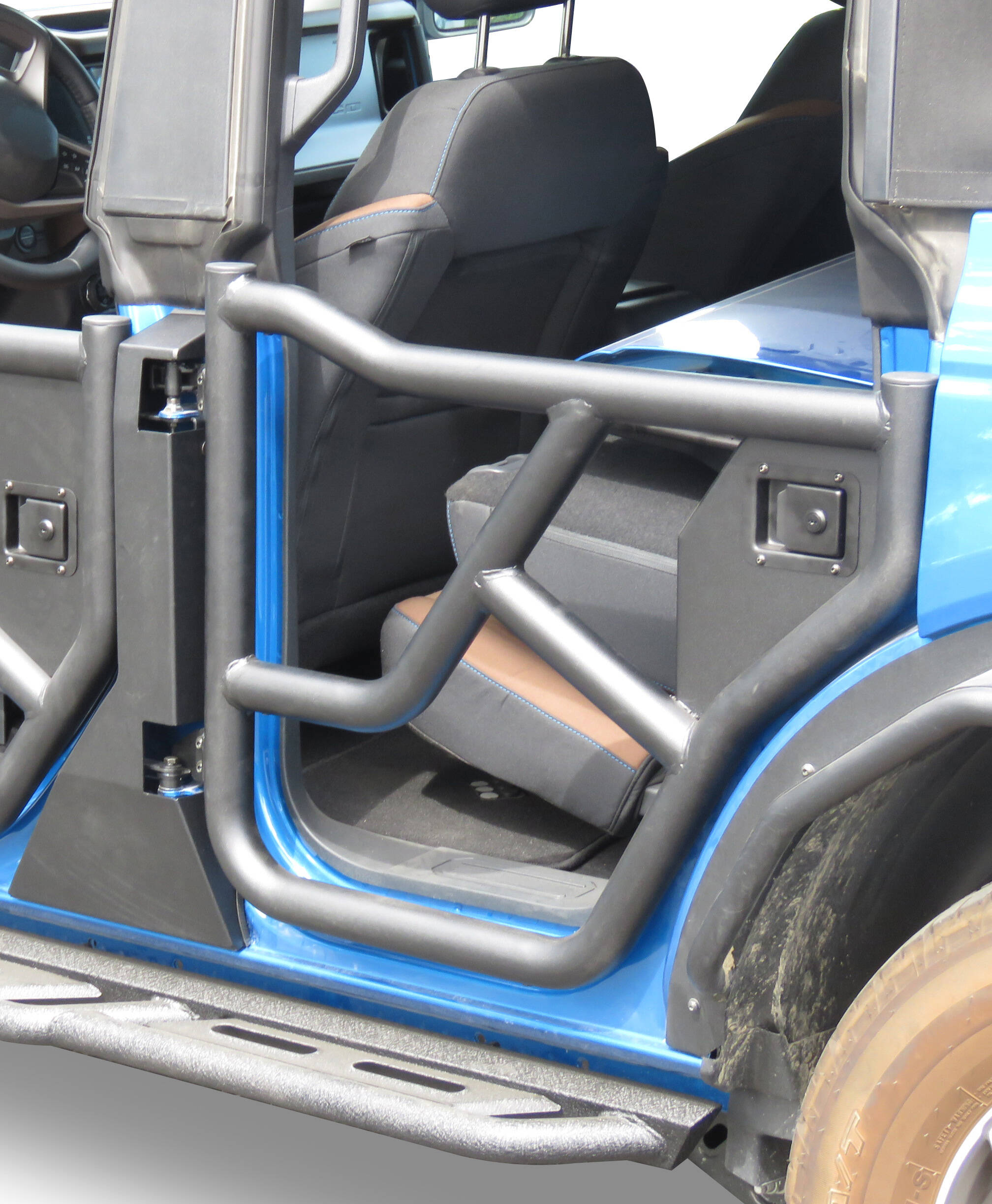 2021-2026 Ford Bronco Tubular Rear Doors Tubular | Black Horse Off Road - Image 9