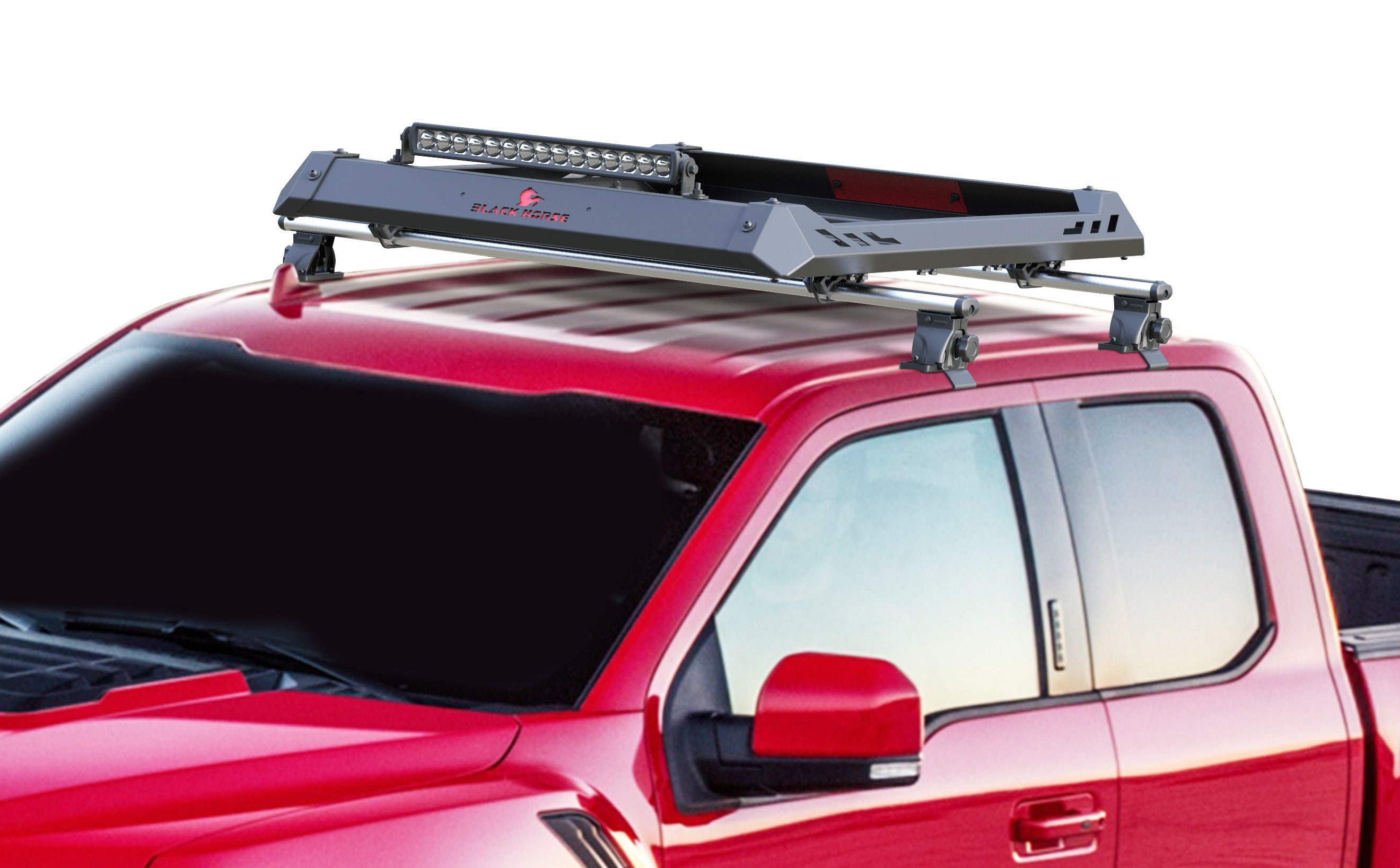 2013-2026 Chevrolet Silverado 1500 / Ford F-150 / Ram 1500 Traveler Roof Rack | Black Horse Off Road - Image 2