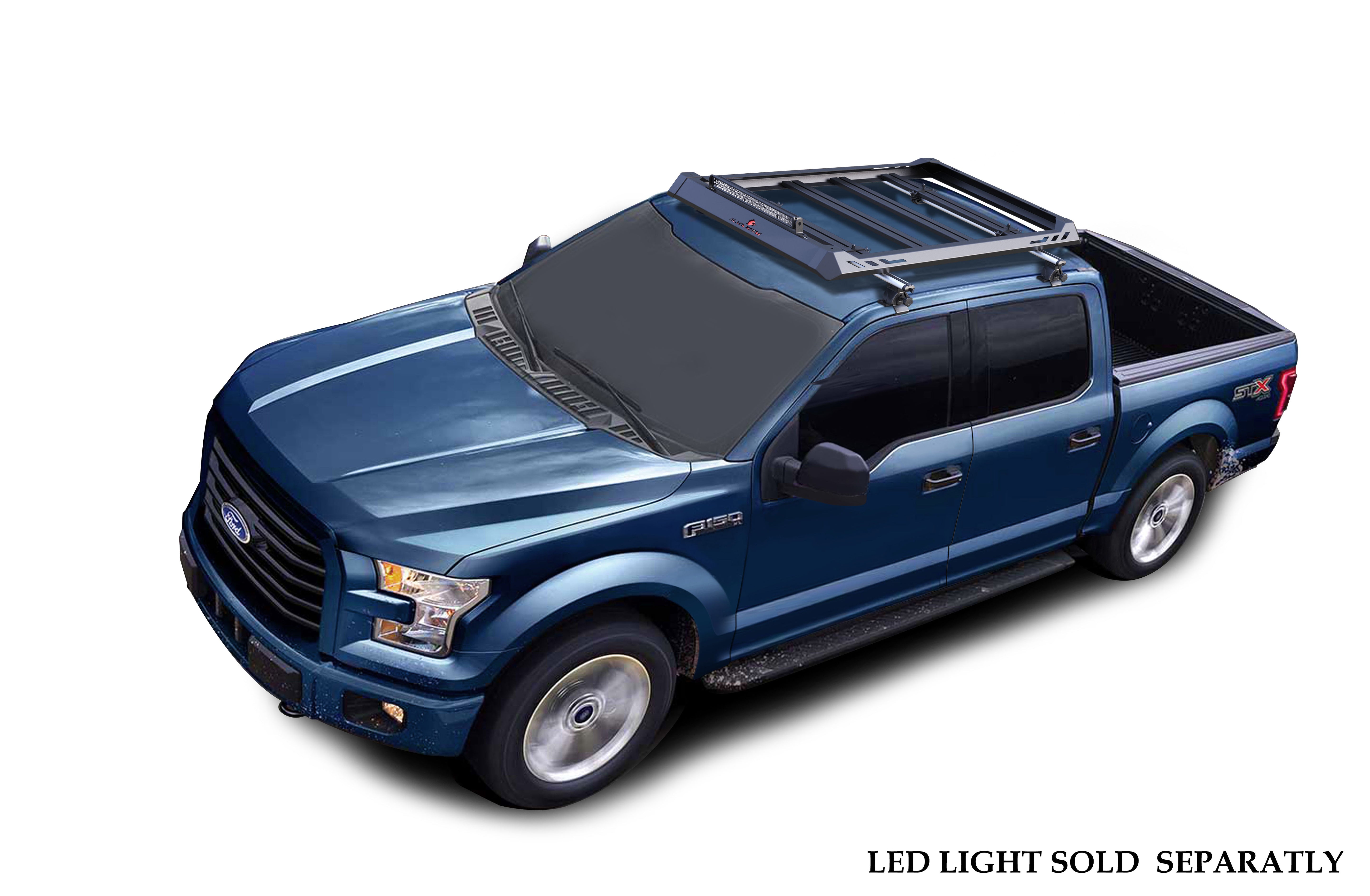 2013-2026 Chevrolet Silverado 1500 / Ford F-150 / Ram 1500 Traveler Roof Rack | Black Horse Off Road - Image 4