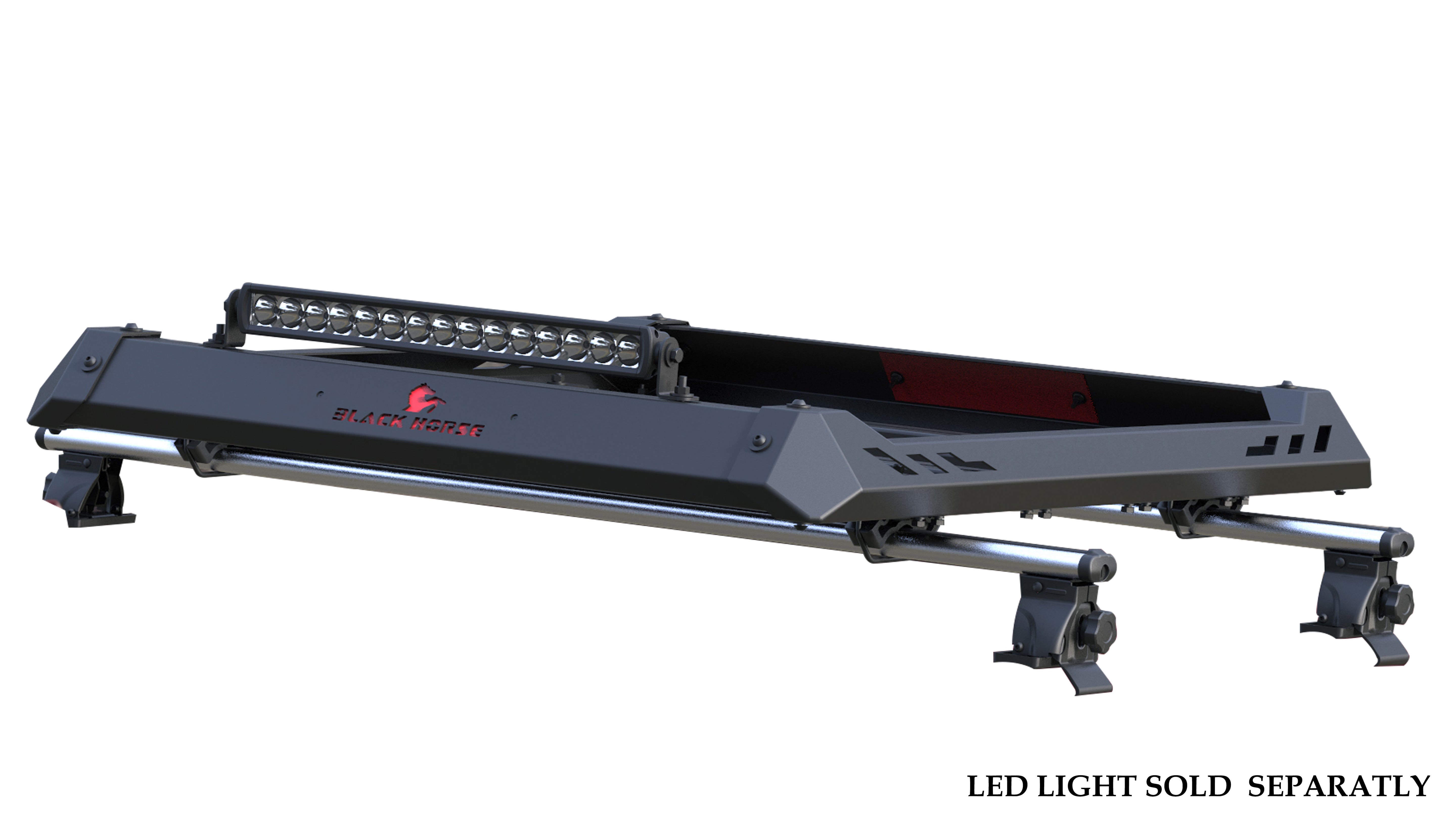 2013-2026 Chevrolet Silverado 1500 / Ford F-150 / Ram 1500 Traveler Roof Rack | Black Horse Off Road - Image 5