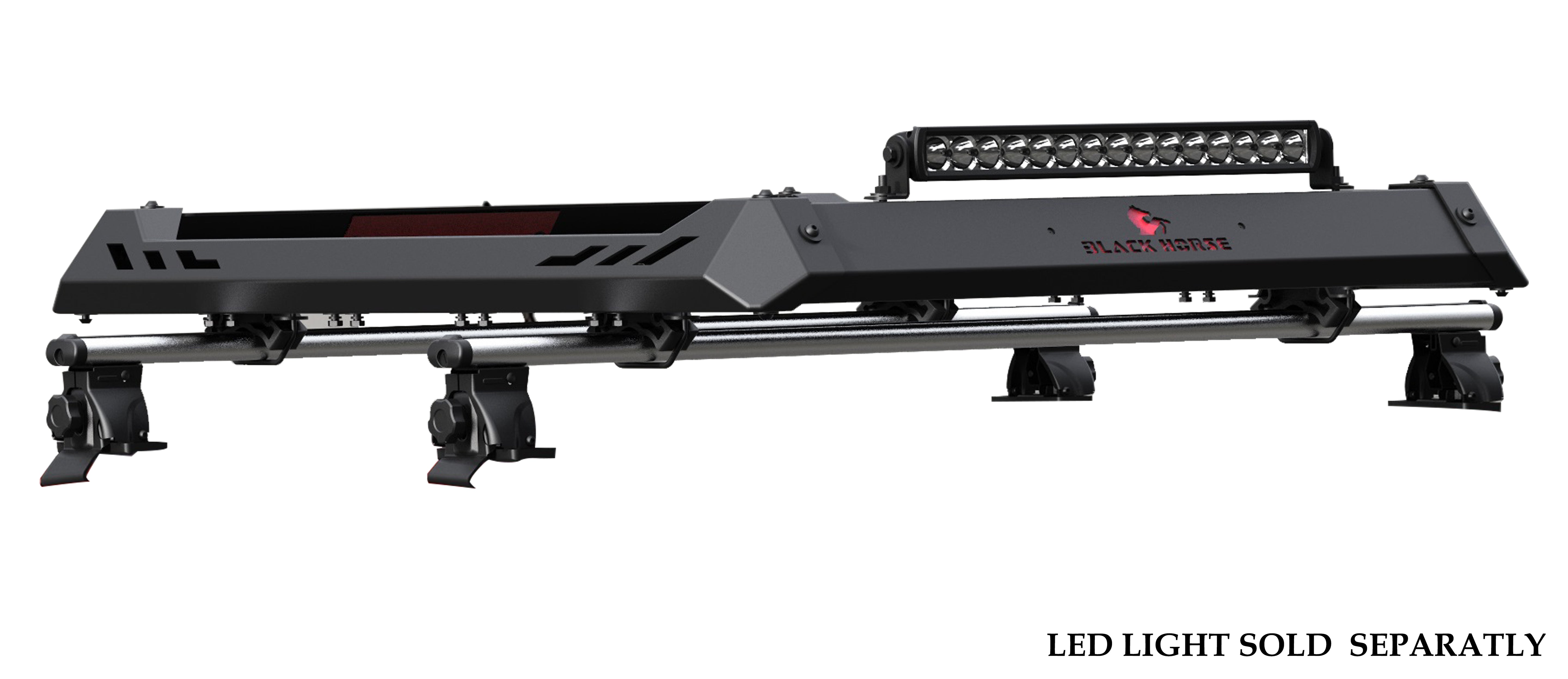 2013-2026 Chevrolet Silverado 1500 / Ford F-150 / Ram 1500 Traveler Roof Rack | Black Horse Off Road - Image 6
