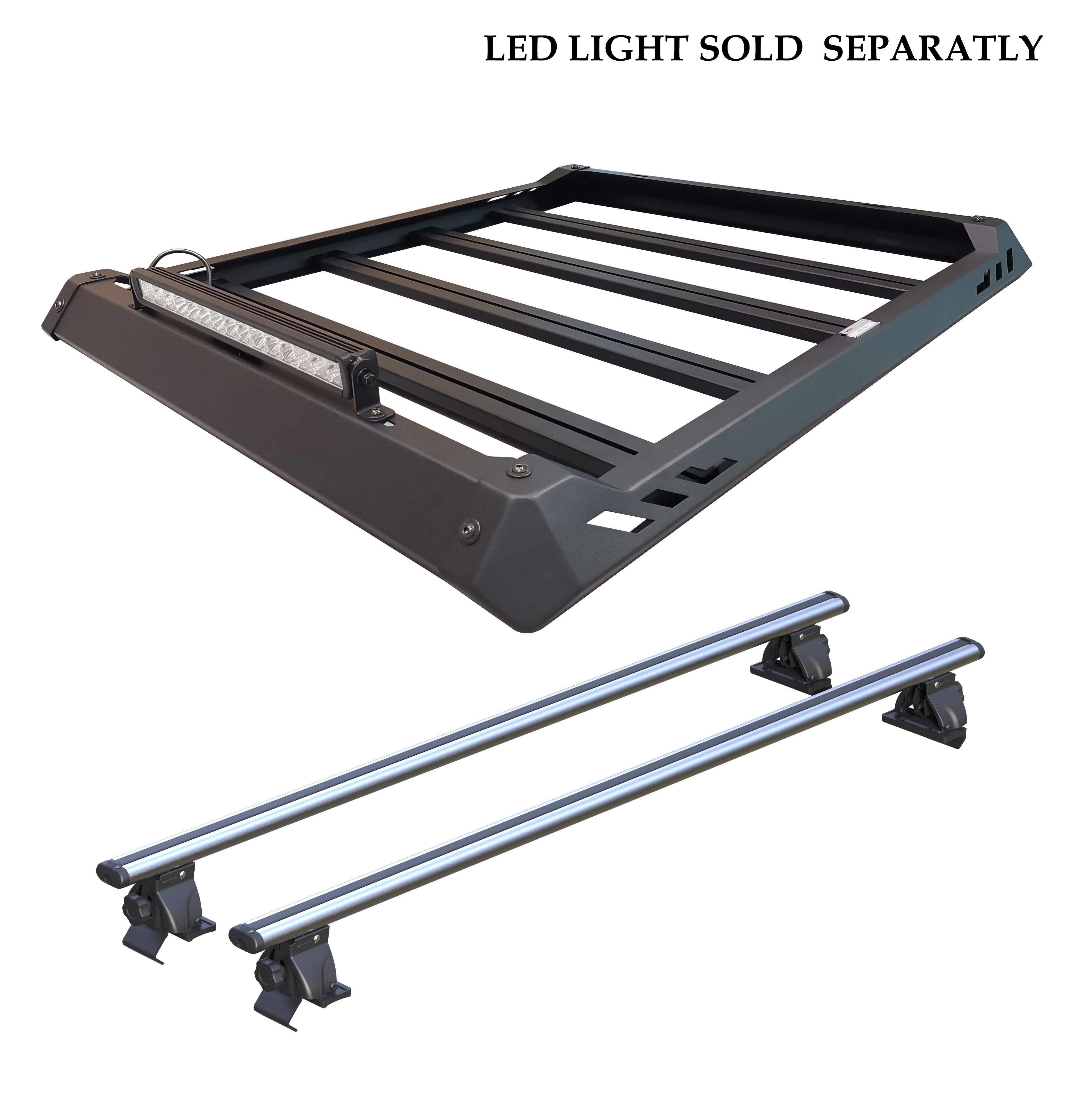 2013-2026 Chevrolet Silverado 1500 / Ford F-150 / Ram 1500 Traveler Roof Rack | Black Horse Off Road - Image 7