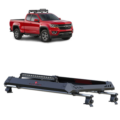 2016-2023 Chevrolet Colorado / Ford Ranger / Nissan Frontier Traveler Roof Rack | Black Horse Off Road - Image 1