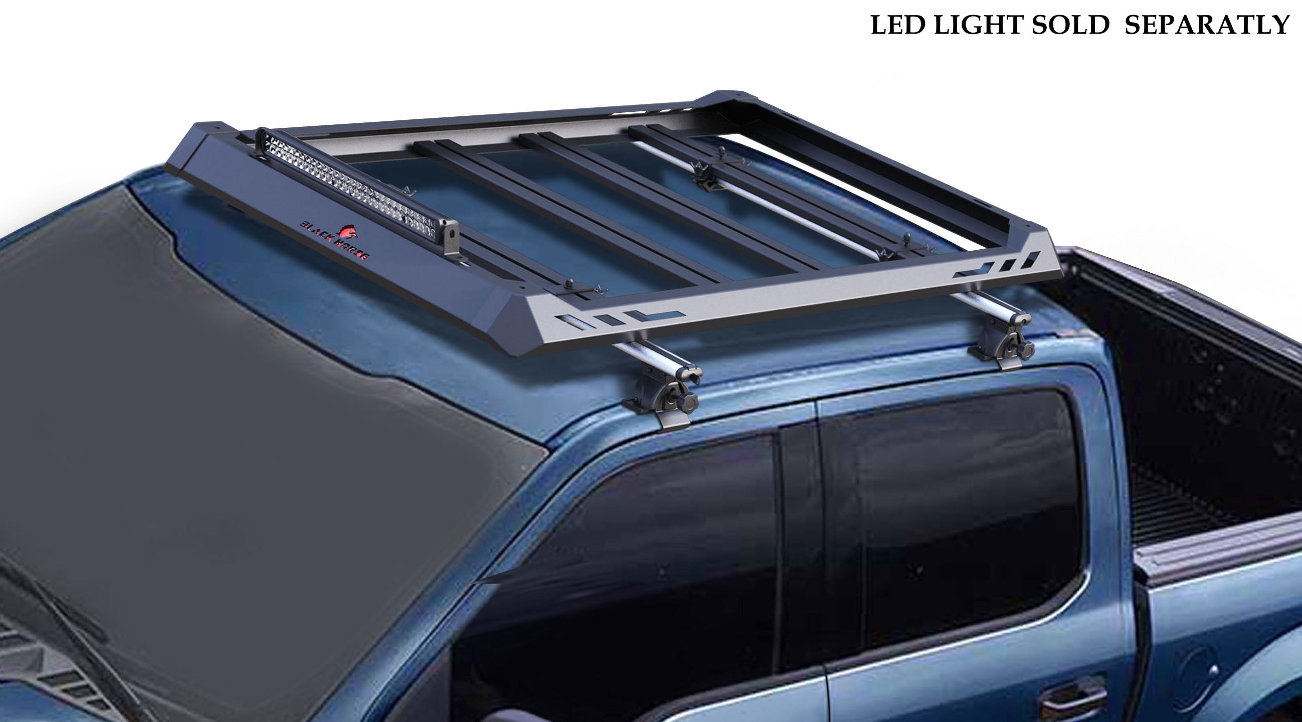 2016-2026 Toyota Tacoma Traveler Roof Rack | Black Horse Off Road - Image 3
