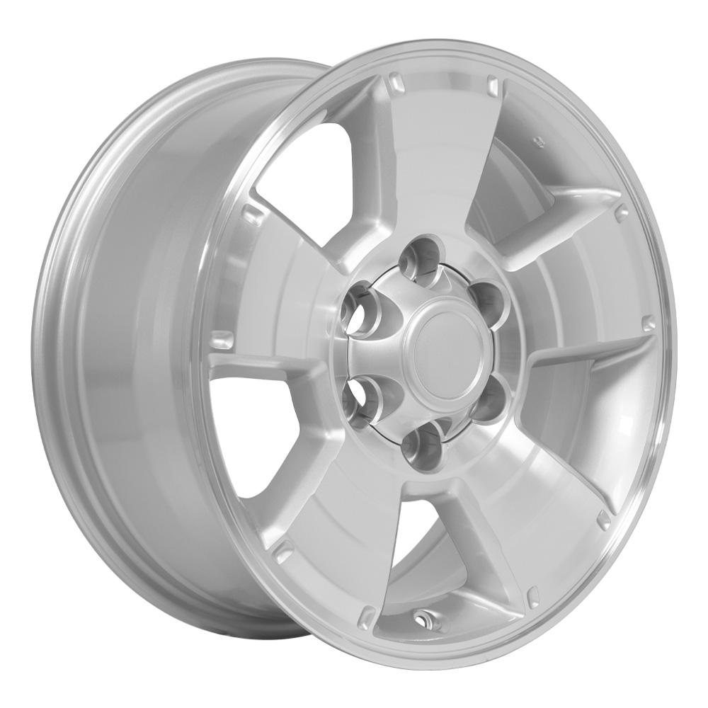 OE Wheels TY09 17x7.5 Gloss Silver Machined replica wheel