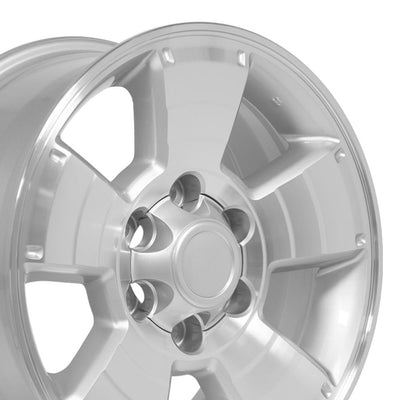 OE Wheels TY09 17x7.5 Gloss Silver Machined replica wheel